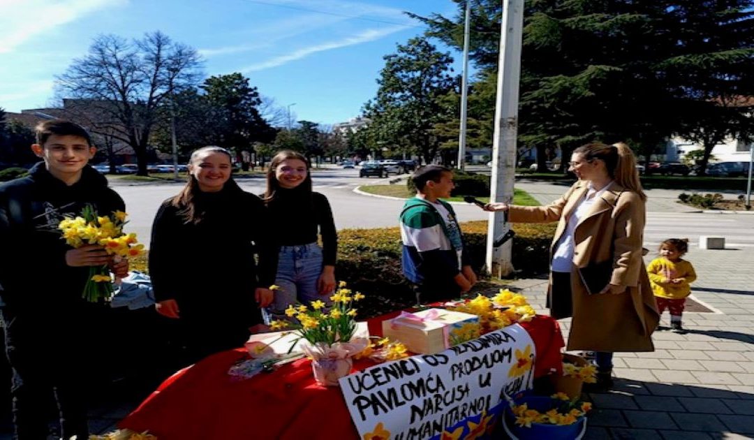 Učenici OŠ Vladimira Pavlovića prodajom narcisa organizirali humanitarnu akciju