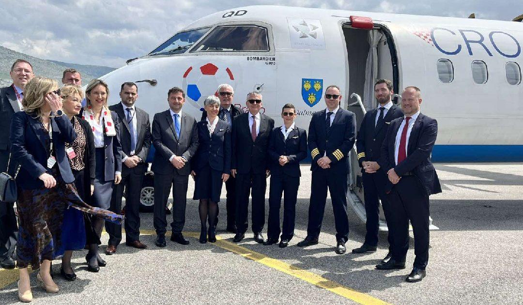 Mostarska zračna luka napokon dočekala zrakoplov na redovnoj međunarodnoj liniji