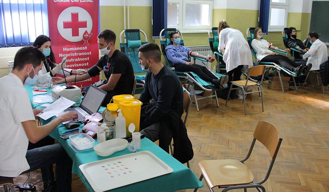 Dobrovoljno darivanje krvi 2. kolovoza u Srednjoj školi Čapljina