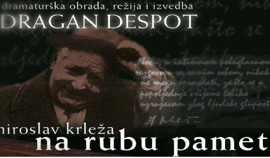 U četvrtak na Karaotoku monodrama “Na rubu pameti”