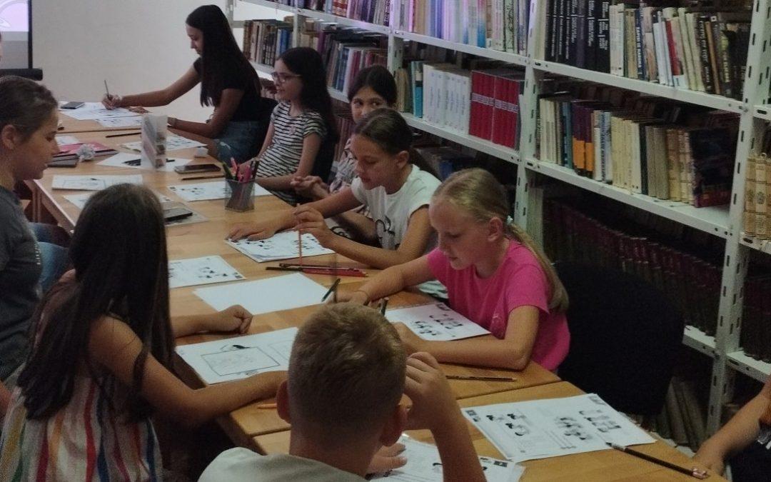 Djeca rado sudjeluju na radionicama koje se održavaju u Gradskoj knjižnici Čapljina