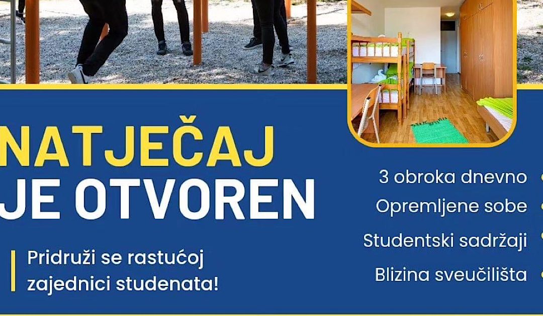 Natječaj za prijem studenata (brucoša) u Studentski centar Sveučilišta u Mostaru