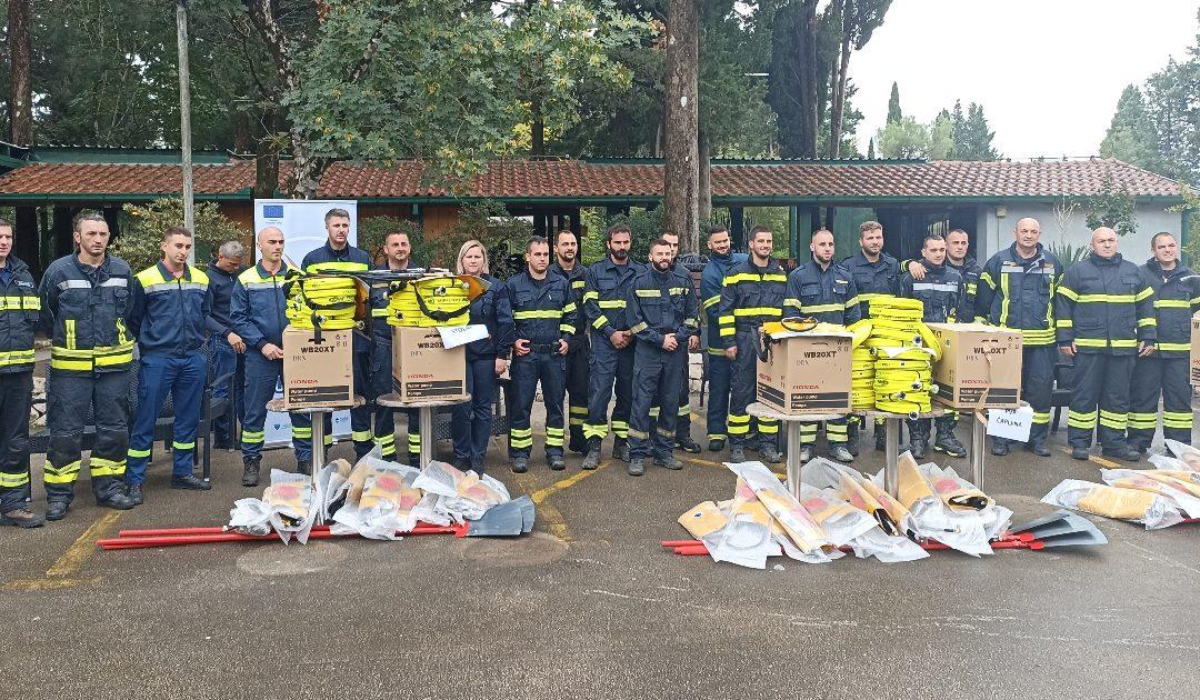 U parku prirode Hutovo Blato održana vatrogasna vježba, čapljinski vatrogasci dobili vrijednu opremu