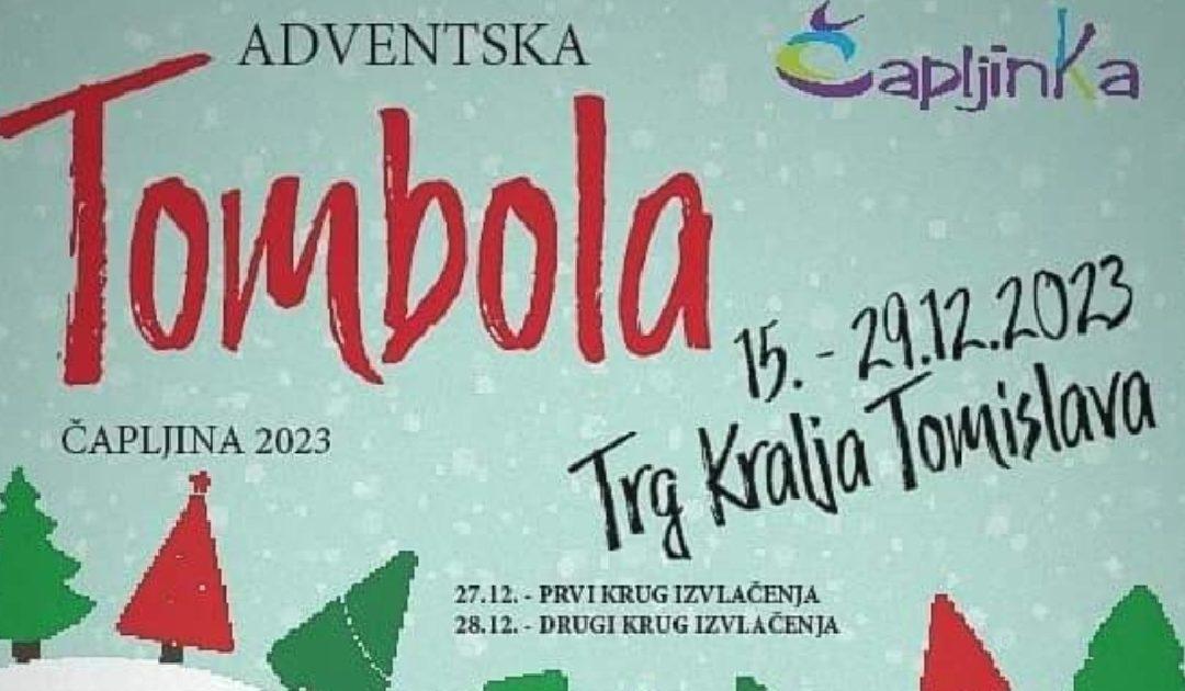 Večeras izvlačenje prvog kruga nagrada Adventske tombole „Čapljina 2023“.