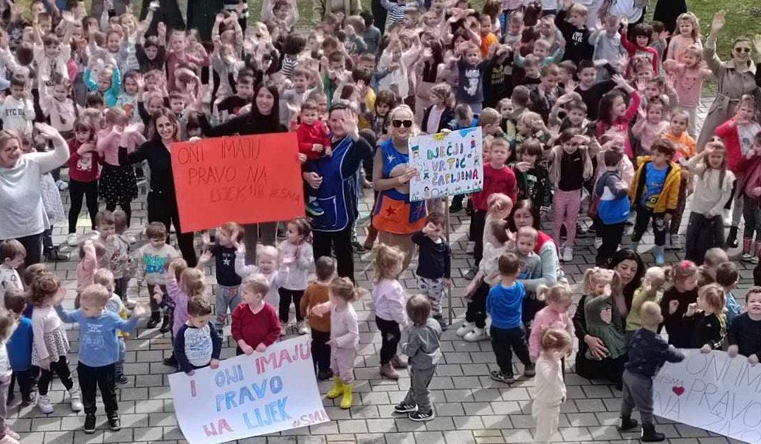 Dječji vrtić Čapljina poslao podršku oboljeloj djeci od spinalne mišićne atrofije – ministar Rimac najavio nabavku lijekova