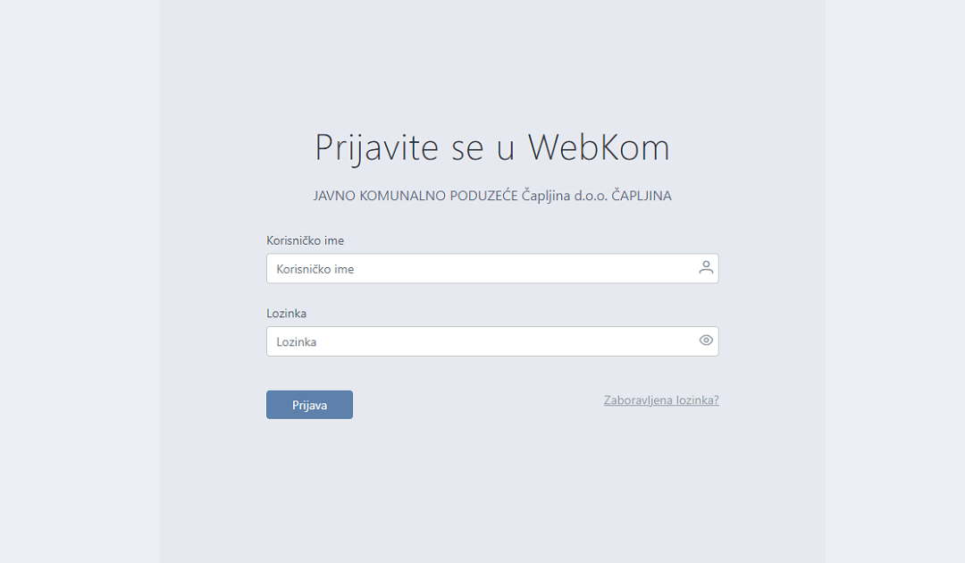 Korisnici usluga JKP Čapljina od sada imaju pogodnost provjere potrošnje vode putem interneta