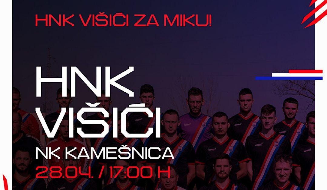 Utakmica protiv Kamešnice uz humanitarni karakter: HNK Višići za Miku!