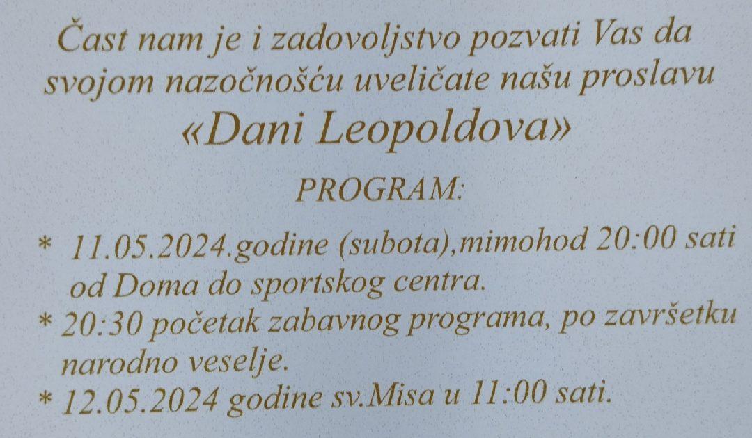 „Dani Leopoldova“ u Grabovinama