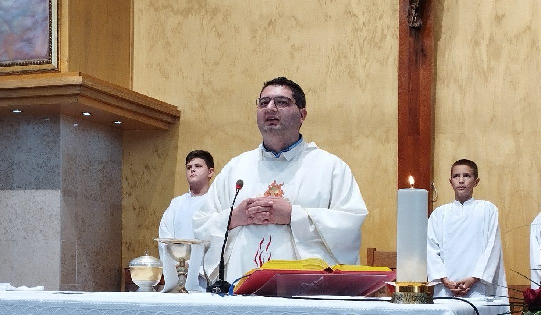 Na uočnicu blagdana Presvetog Srca Isusova u Čeljevu misu predvodio don Marin Krešić