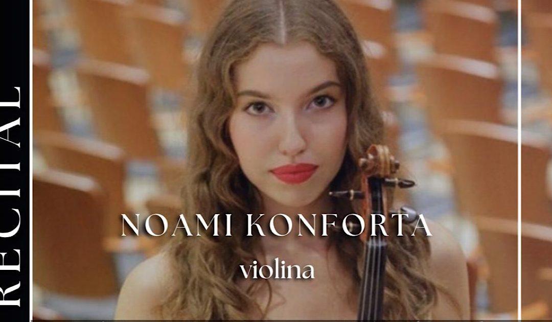 Noami Konforta održat će violinistički recital u četvrtak