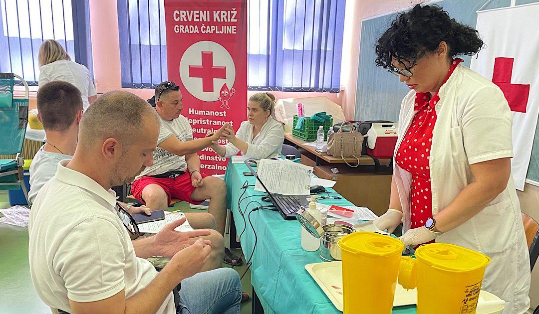 Na akciji DDK u Srednjoj školi Čapljina prikupljeno 30 doza krvi