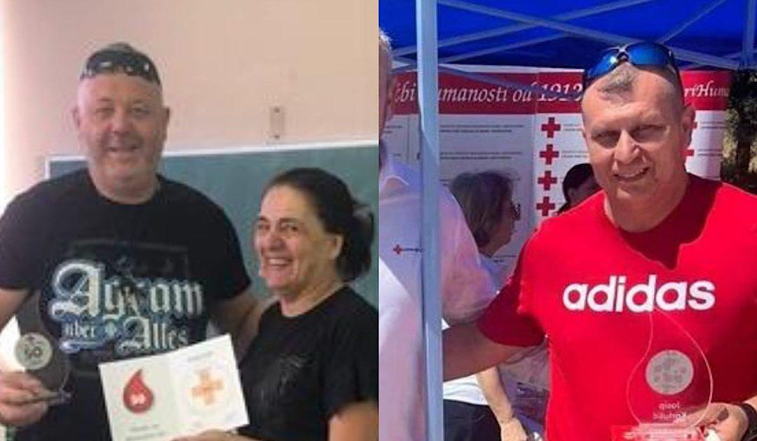 Danijel Kraljić i Josip Karlušić iz Čapljine darovali krv 50 puta