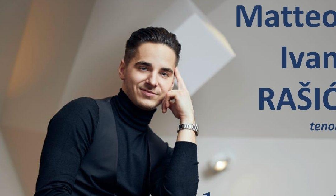 Tenor Matteo Ivan Rašić održat će koncert u Čapljini