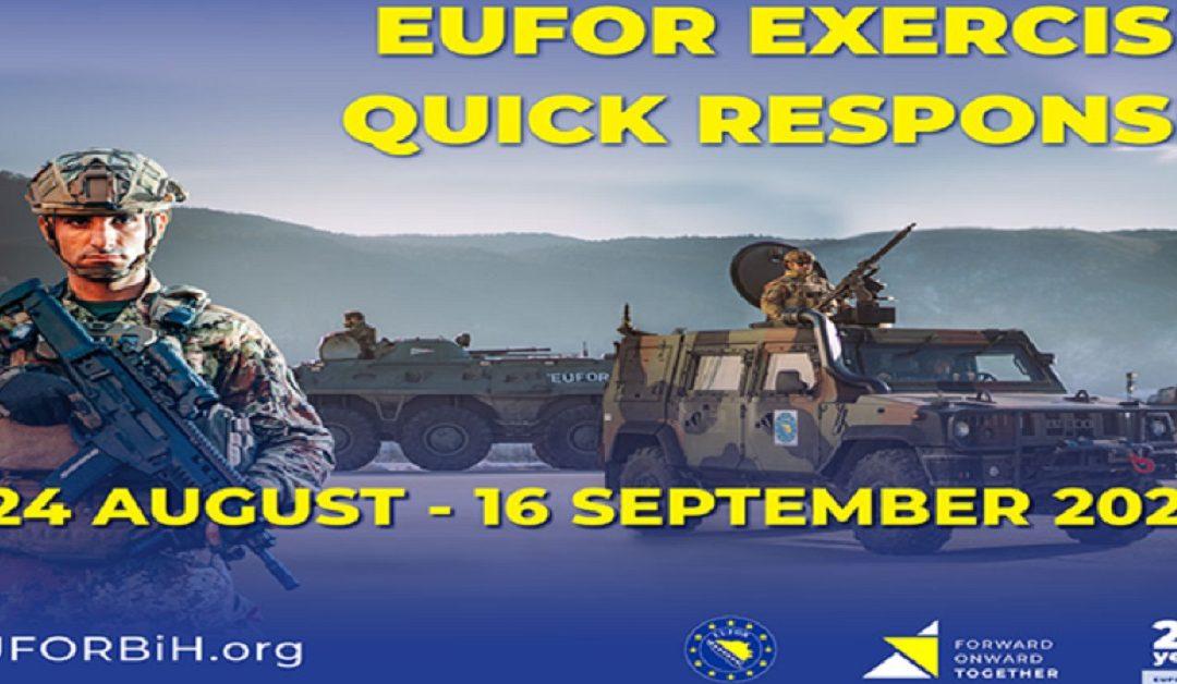 Pojačano kretanje vozila EUFOR-a na putevima u BiH