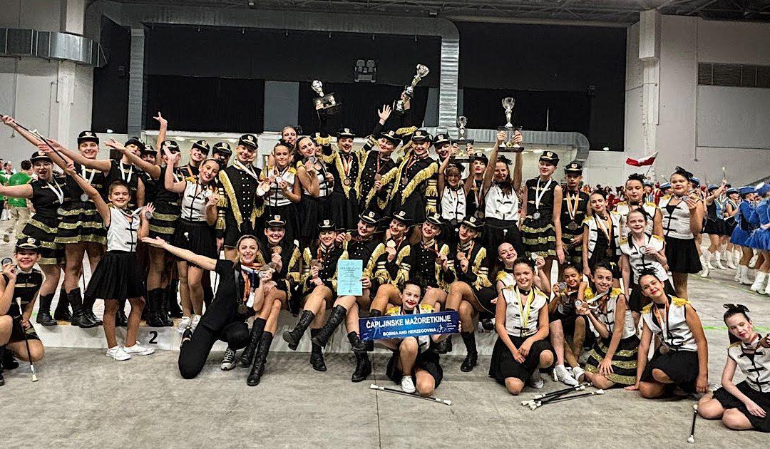 Čapljinske mažoretkinje i dalje najtrofejniji mažoret klub u BiH, 9 od 18 odličja stiglo u Čapljinu