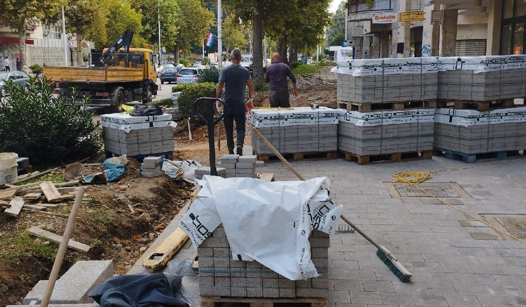 Radovi u ulici Ante Starčevića trebali bi biti završeni u narednih mjesec do dva dana