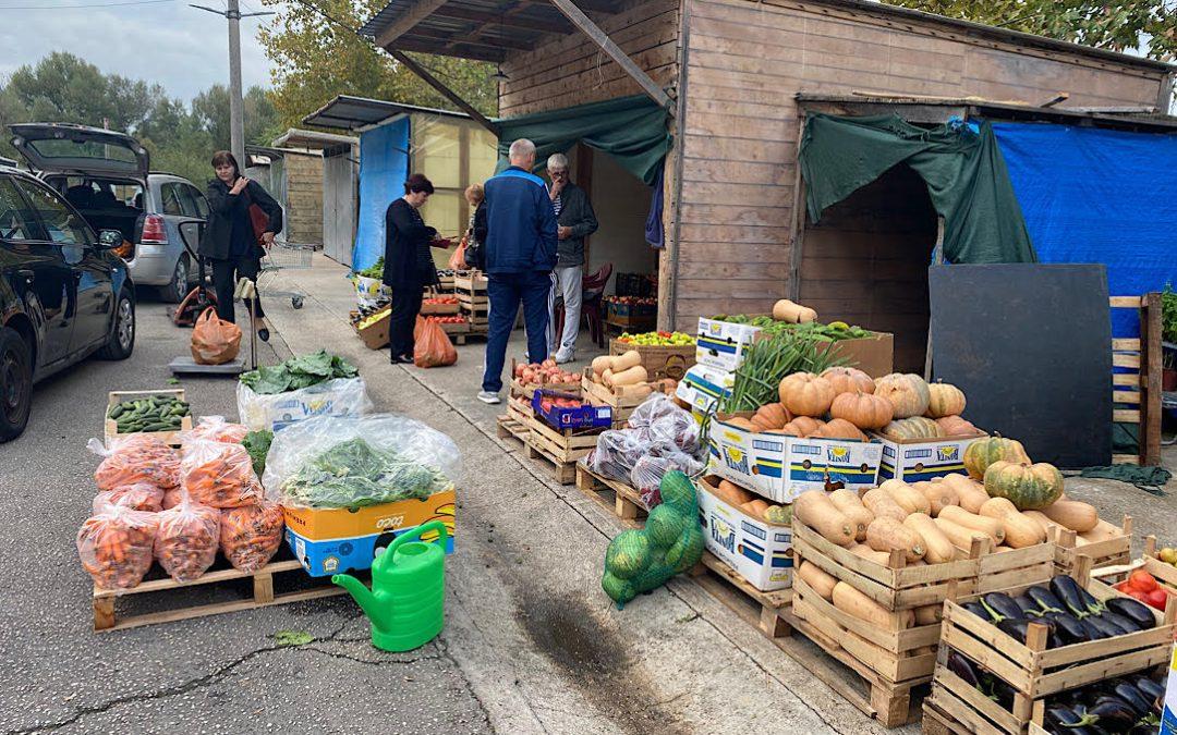 Na Veletržnici u Tasovčićima potražnja za mladim lukom