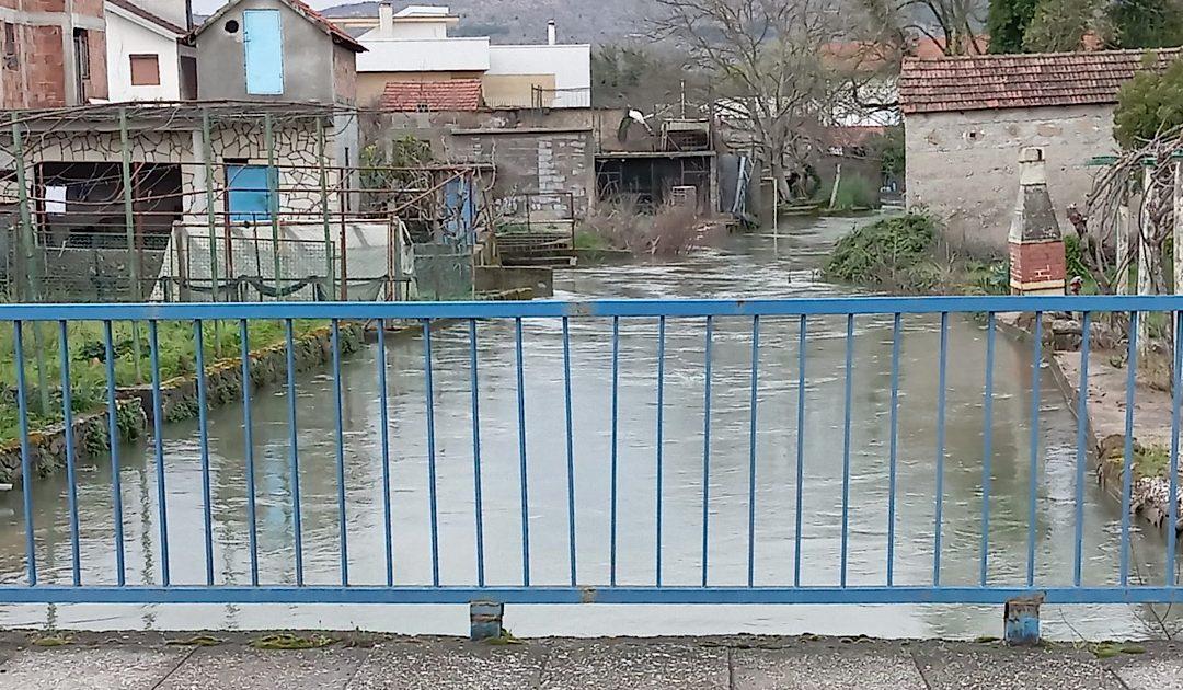 Pregled vremenskih prilika, vodostaja i intervencija na području Grada Čapljina