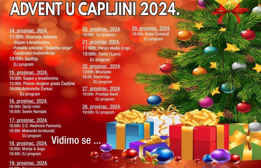 Donosimo program Adventa u Čapljini 2024.