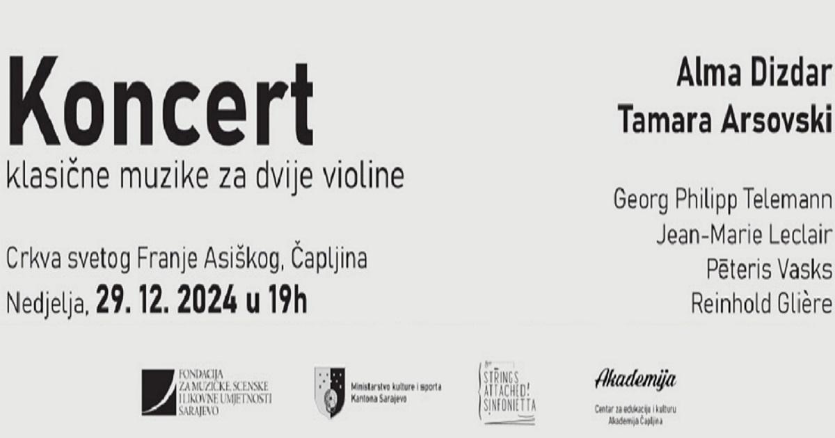 koncert dvije violine naslovna