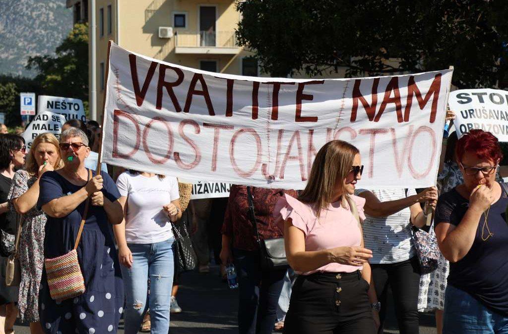 U utorak nova prosvjedna šetnja prosvjetara u Mostaru