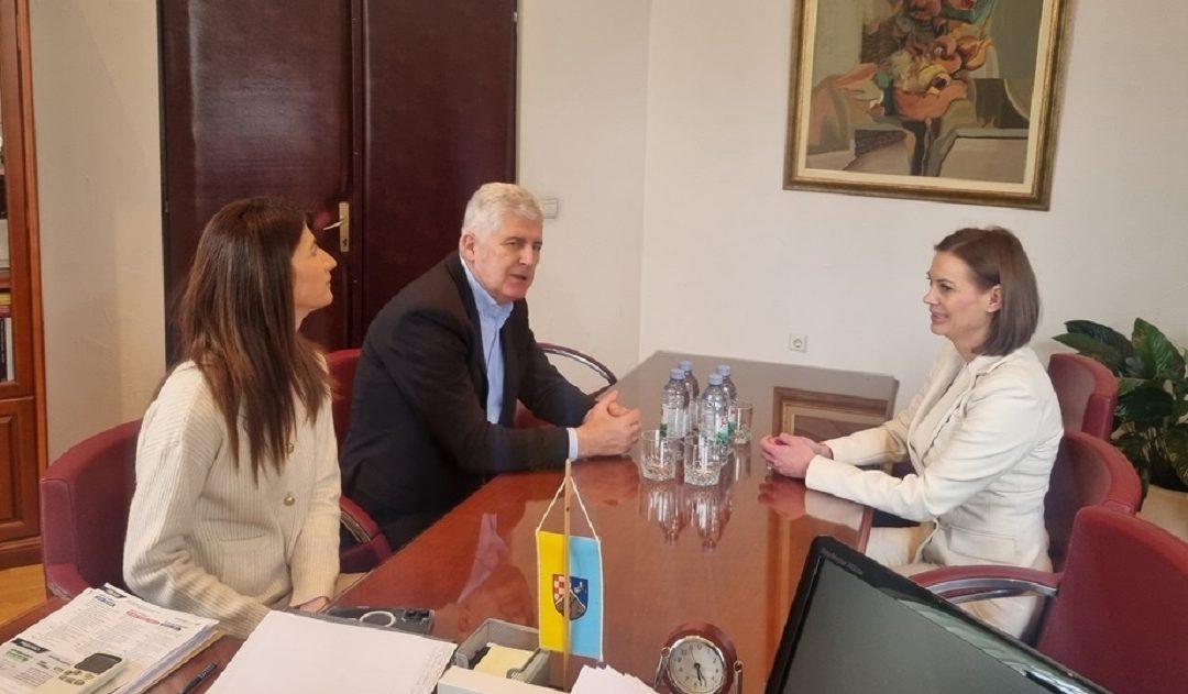 Čović posjetio novoizabranu gradonačelnicu Čapljine Ivu Raguž