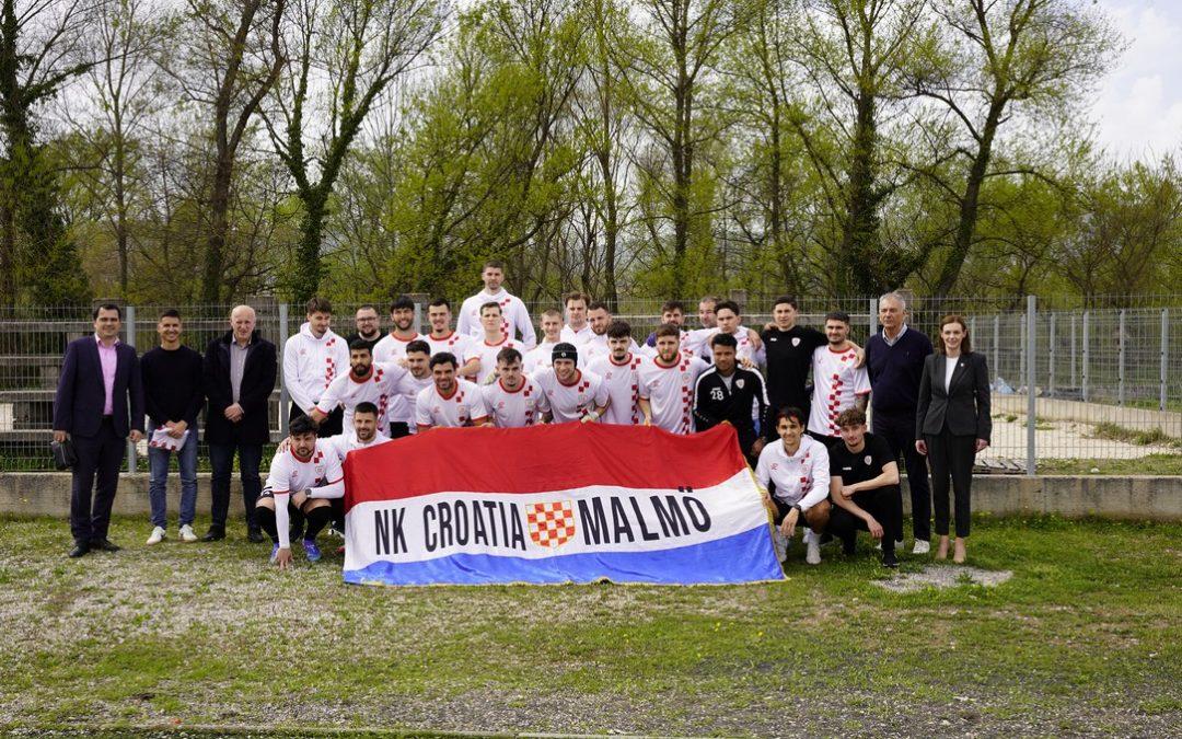 FOTO: Čapljinu posjetili nogometaši NK Croatia Malmö