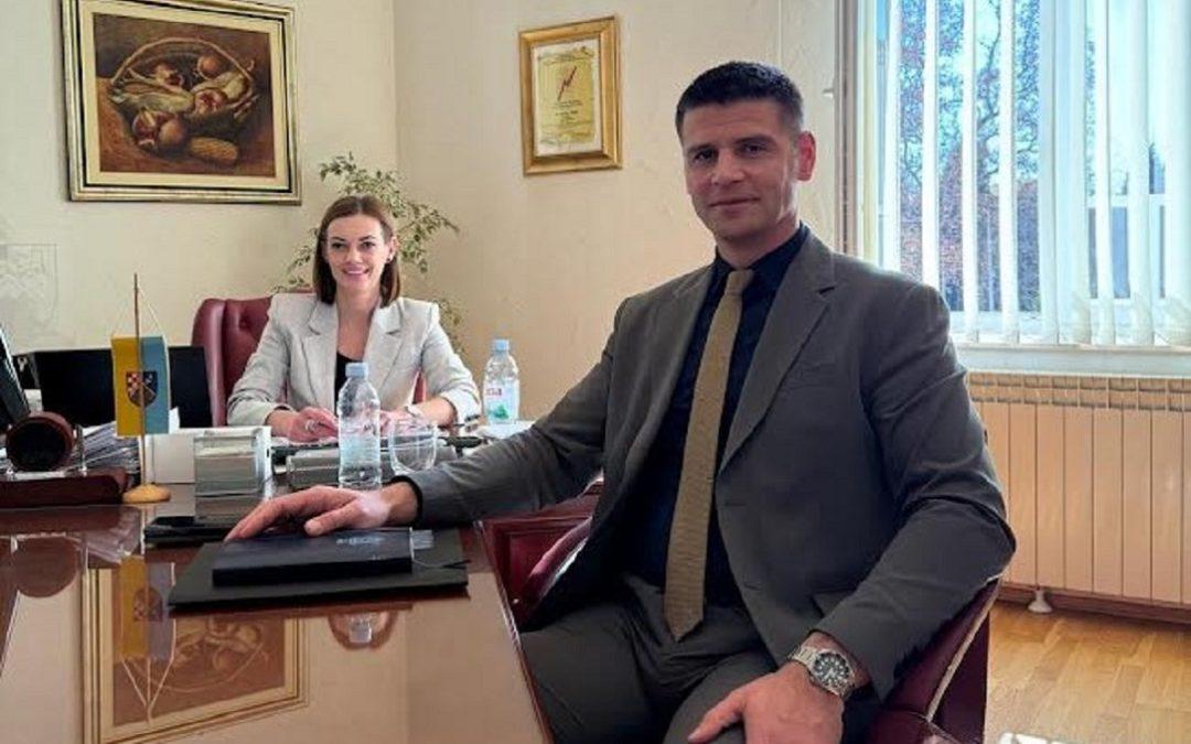 Ministar MUP-a HNŽ-a, Marijo Marić sastao se s gradonačelnicom Ivom Raguž