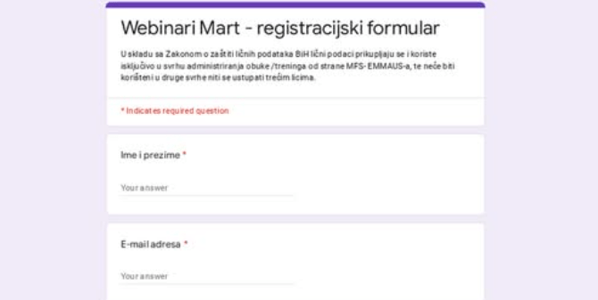 Poziv za prijavu na webinar o sigurnosti djece na internetu