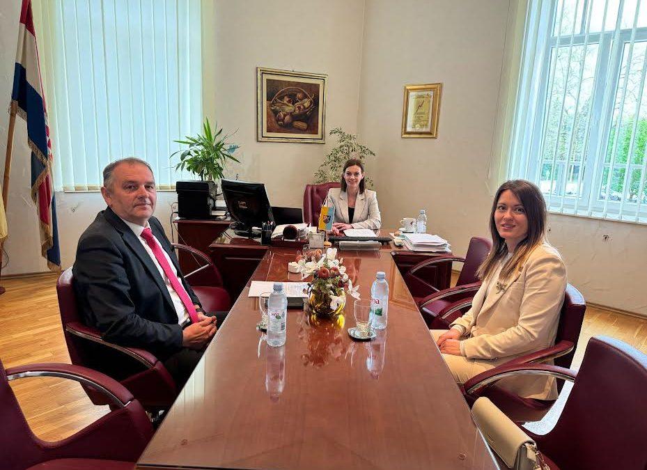 Predsjedatelj Doma naroda PS FBIH Tomislav Martinović i izaslanica Doma naroda PS FBIH u službenoj posjeti Čapljini