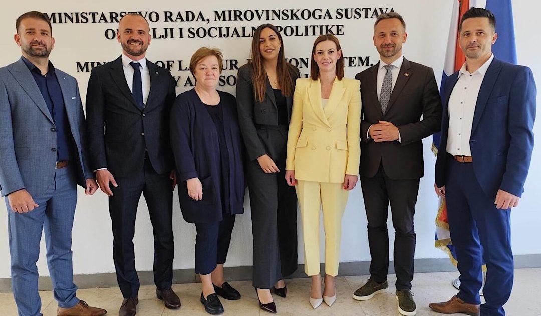 Gradonačelnica Raguž boravila u radnoj posjeti intitucijama Vlade RH