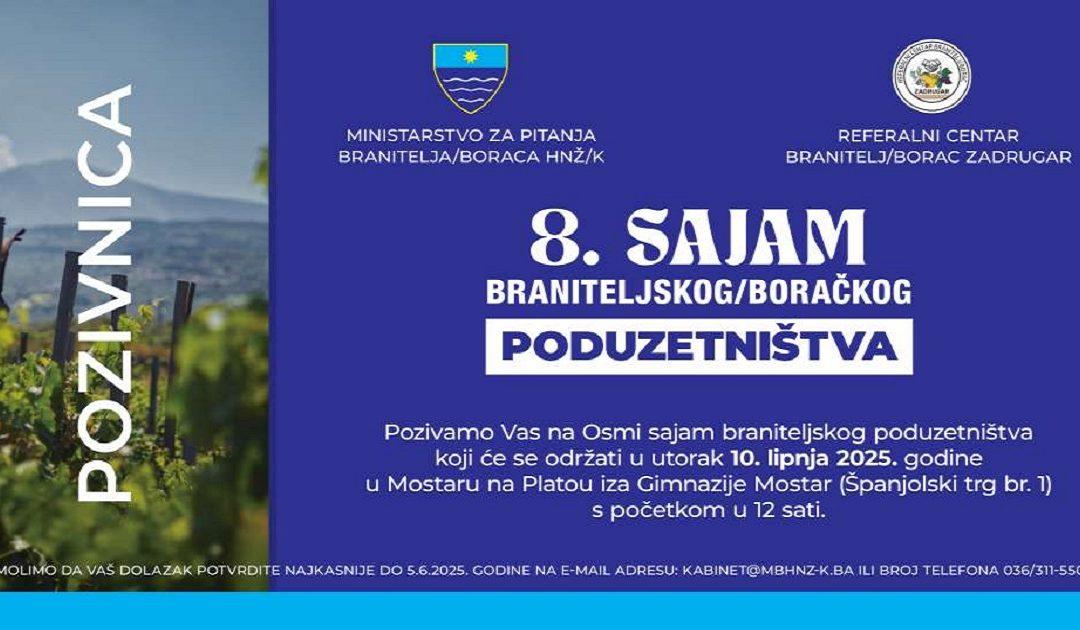 Osmi sajam braniteljskog poduzetništva u HNŽ-u
