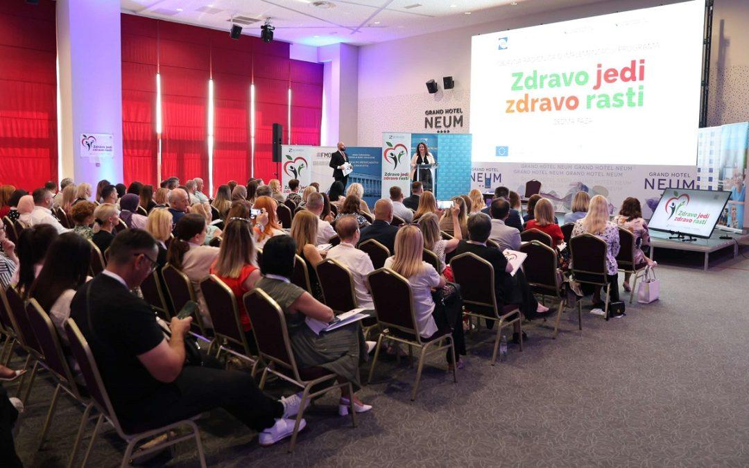 Dječji vrtić Čapljina izabran za predvodnika projekta „Zdravo jedi, zdravo rasti“ u HNŽ- u