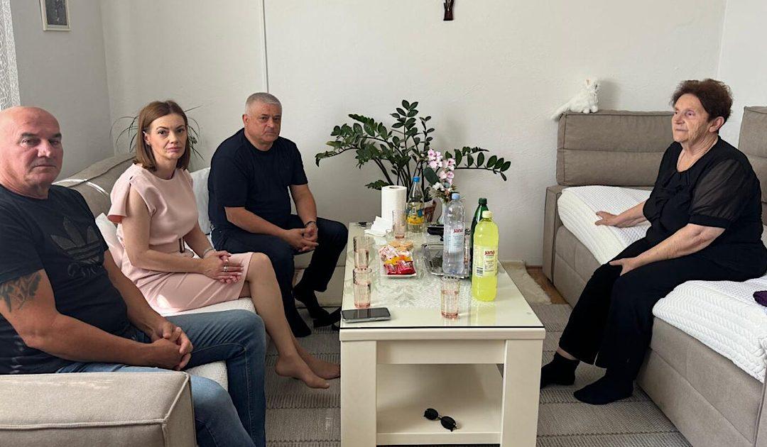 Gradonačelnica Raguž i izaslanstvo braniteljskih udruga HVO-a, posjetili Anicu Jurić