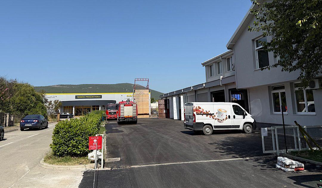 Završeni radovi na uređenju parkinga i vježbališta kod Vatrogasne postrojbe u Čapljini