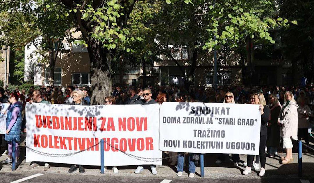 Počeo generalni štrajk zdravstvenih radnika u HNŽ-u