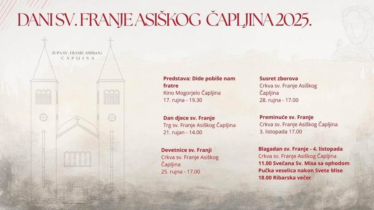 naslovna za dani svetog franje