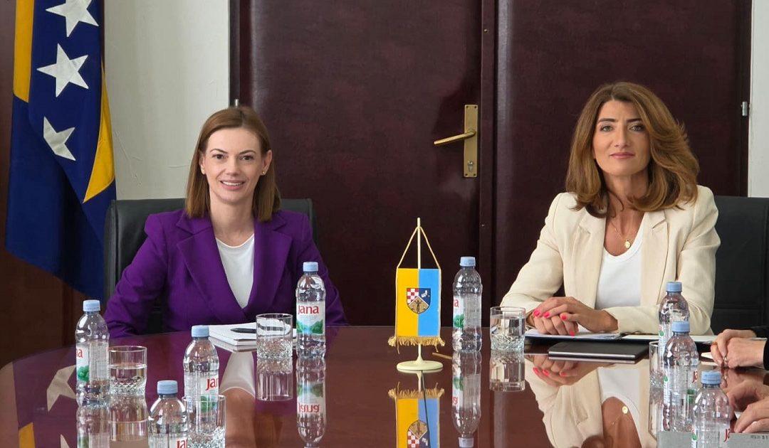 Ministrica Katić u radnom posjetu Čapljini: Razgovori o strateškim infrastrukturnim projektima