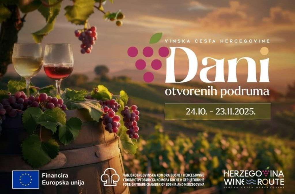 Dani otvorenih podruma ‘Vinske ceste Hercegovine’, promocija eno-gastronomije i turizma