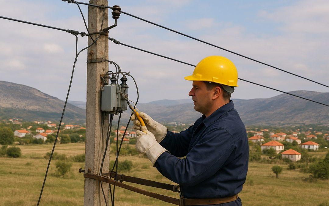 Privremeni prekid struje u više čapljinskih naselja zbog radova na mreži