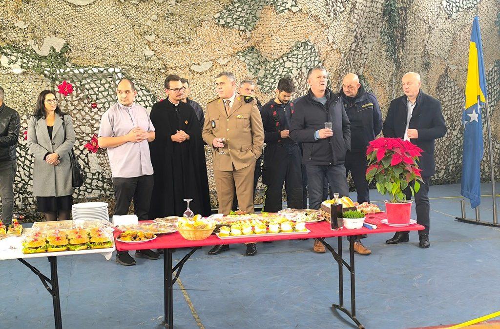 Božićni domjenak u vojarni Božana Šimovića u Čapljini