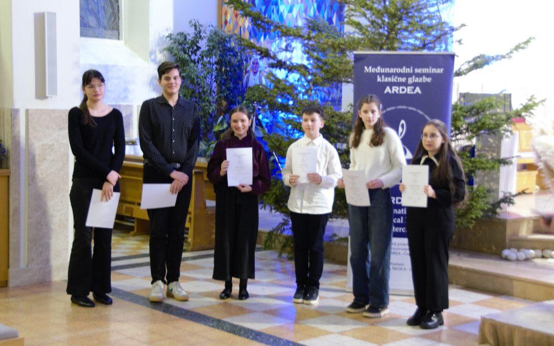 FOTO| Održan završni koncert polaznika zimske ARDEA-e za klavir