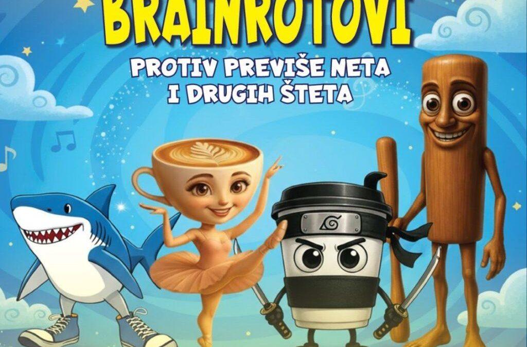 Brainrotovi protiv previše neta i drugih šteta – edukativna predstava za djecu stiže u Čapljinu
