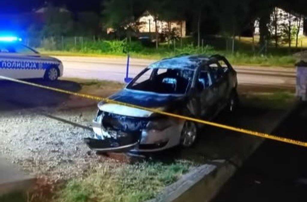 U Grabovinama izgorio automobil