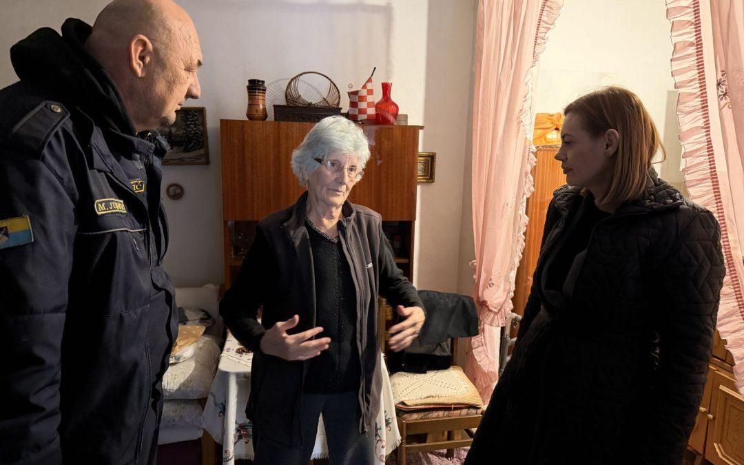 Gradonačelnica Raguž obišla najugroženije područje uz Trebižat: stanje stabilno, službe na terenu