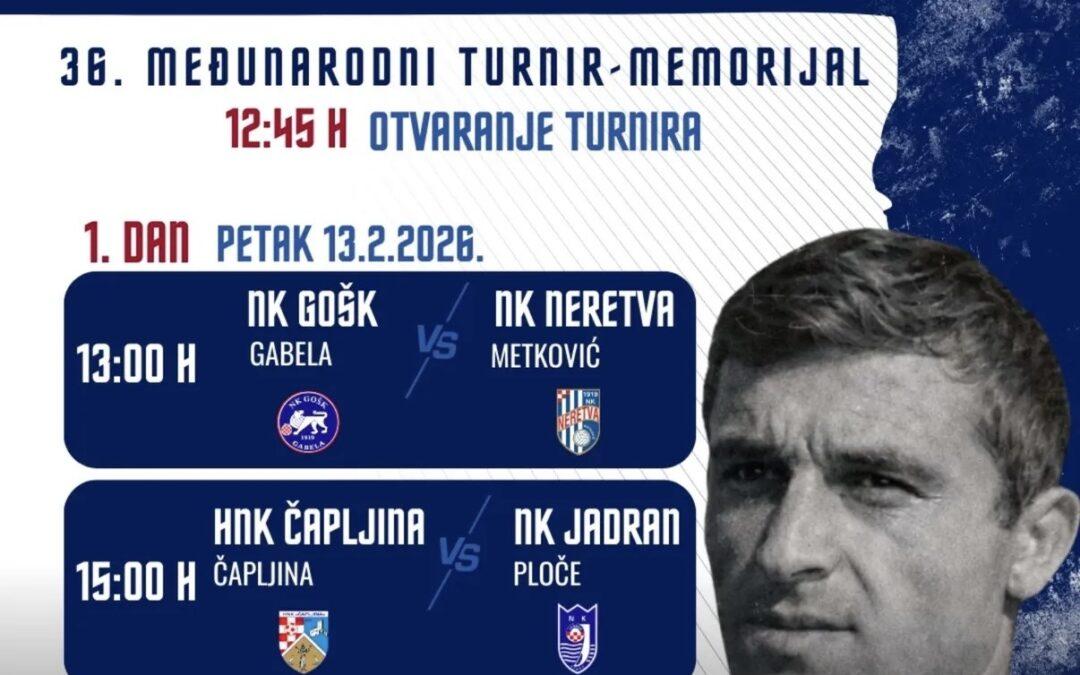 Memorijalni turnir „Andrija Anković“ 13. i 14. veljače u Čapljini