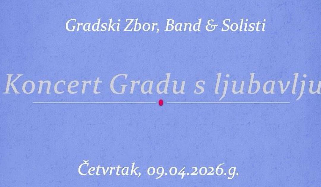 U četvrtak u kinu Mogorjelo koncert “Gradu s ljubavlju”