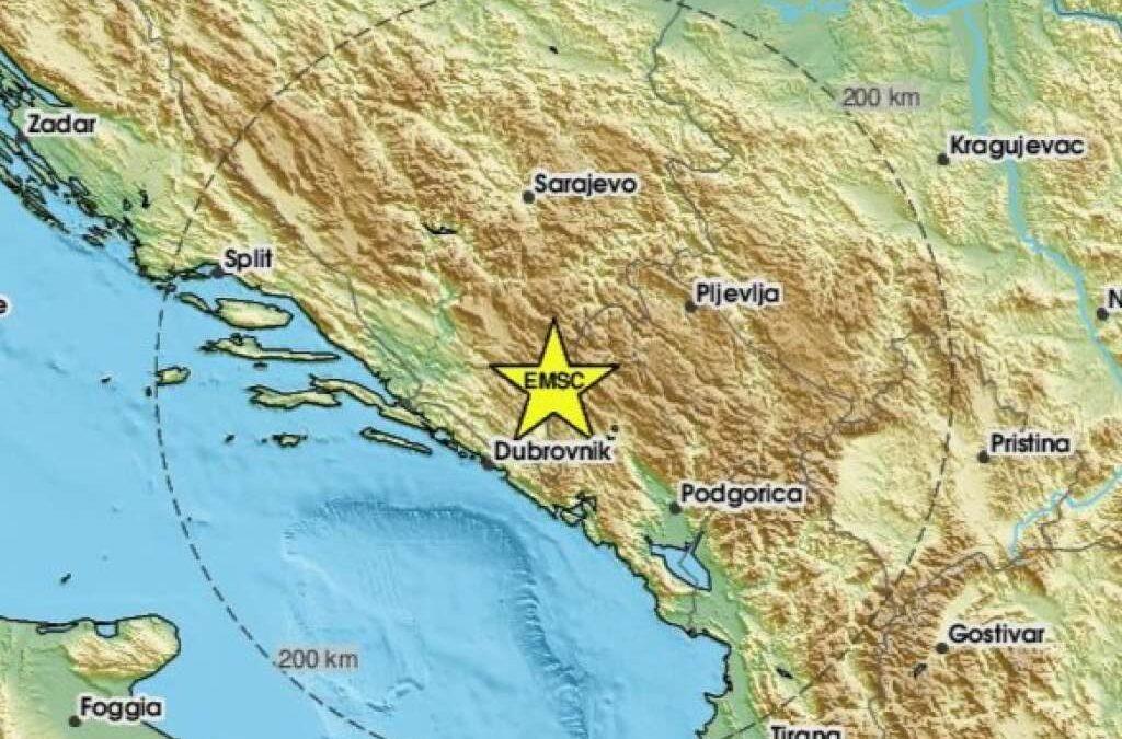 Potres magnitude 3,2 stupnja zatresao istočnu Hercegovinu