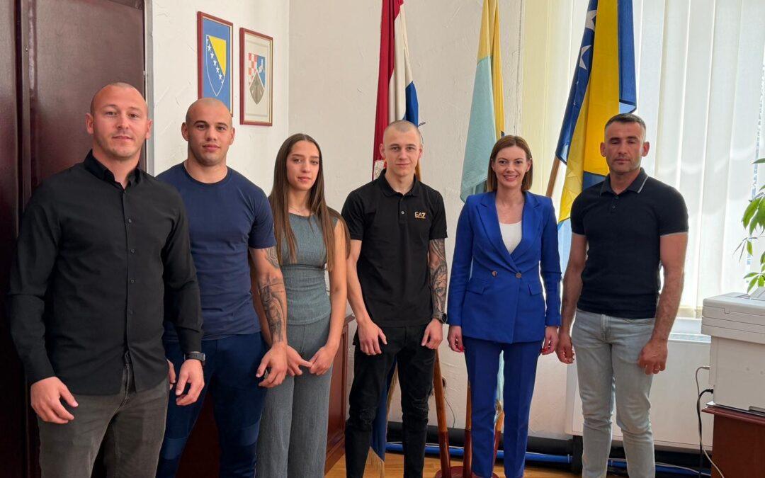 Gradonačelnica Raguž upriličila prijem za uspješne čapljinske boksače