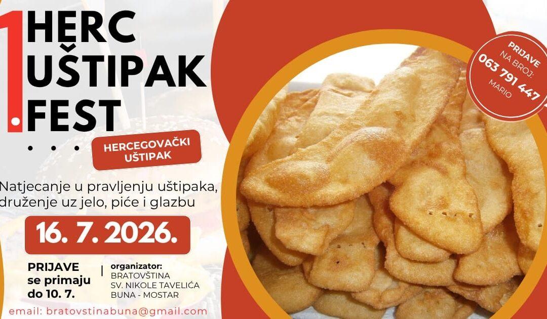 Na Buni će se održati 1. HERC UŠTIPAK FEST